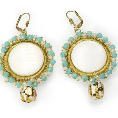 Handcrafted Pearl and Sea Earrings Online